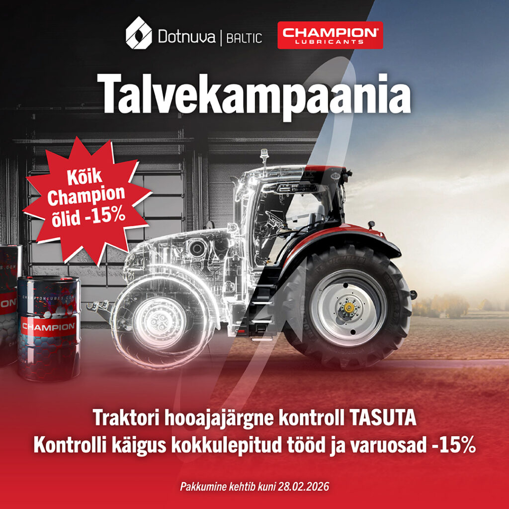 Case Ih ja Champion hinnakampaania sotsiaalmeediabännerid